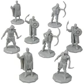 Monster Protectors 8 Unpainted Fantasy Bandit Mini Figures- All Unique Designs- 1" Hex-Sized Compatible with DND Dungeons and Dragons & Pathfinder and All RPG Tabletop Games in Saudi Arabia