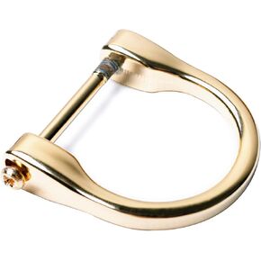 Bobeey 4pcs 1 inch D-Rings Horseshoe Shape D Ring,U Shape D Rings,Screw in Shackle Horseshoe Shape D Ring DIY Leather Craft Purse Keychain Accessories BBC6 (1'', Antique Bronze) …