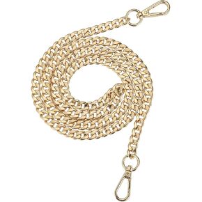 UTreers Purse Chain Strap Crossbody Bag Chains Strap Handbag Chain Replacement Leather Chain Straps 47.2" in Kuwait