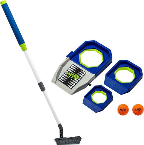 NERF Trick Shot Golf Set - Indoor & Outdoor Putting Trick Shot Kids Golf Set - Includes Putter, Balls, Ramp & Cups - All-in-One Golf Set for Kids in Saudi Arabia