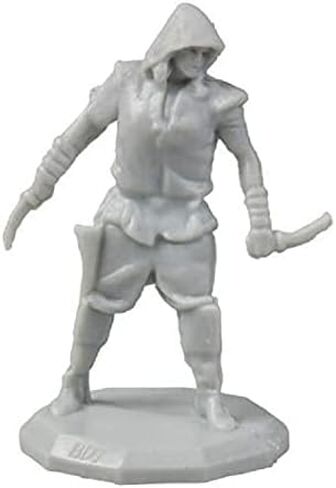 Monster Protectors 8 Unpainted Fantasy Bandit Mini Figures- All Unique Designs- 1" Hex-Sized Compatible with DND Dungeons and Dragons & Pathfinder and All RPG Tabletop Games in Saudi Arabia
