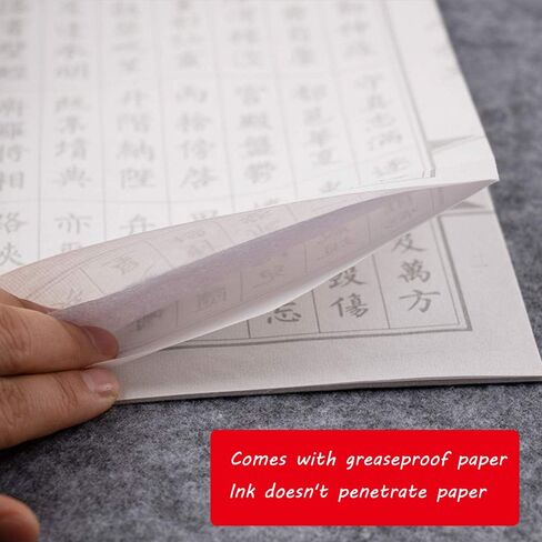 IZEO Chinese Calligraphy Paper Book Calligraphy Handwriting Book Brush Exercises Book (Tao Hua Yuan Ji) in Saudi Arabia