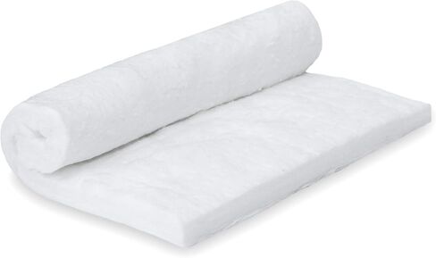 Nutec MaxWool Ceramic Fiber Insulating Blanket, 1" x 12" x 24", High Temperature 2400F, Durable, Lightweight, 6# Density in Saudi Arabia