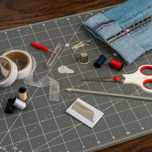 SINGER Storage Pouch – 92 Piece Hem Tape, Seam Ripper, Scissors, & Marking Pencil Sewing Kit, White in Kuwait