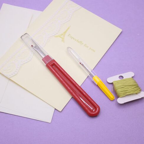 مجموعة Sihuuu Seam Ripper Kit، مجموعة إزالة الخيوط مع مقص، مجموعة كسارات خياطة الدرزات للخياطة وفتح الدرزات in Kuwait