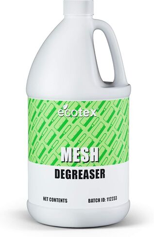 مزيل الشحوم الشبكي لطباعة الشاشة من Ecotex® (جالون - 128 أونصة) - منظف الشاشة الحريرية، مزيل الزيوت والبقايا - مزيل شحوم إطار طباعة الشاشة ومنظف شبكي، مستلزمات طباعة الشاشة الصديقة للبيئة in Kuwait