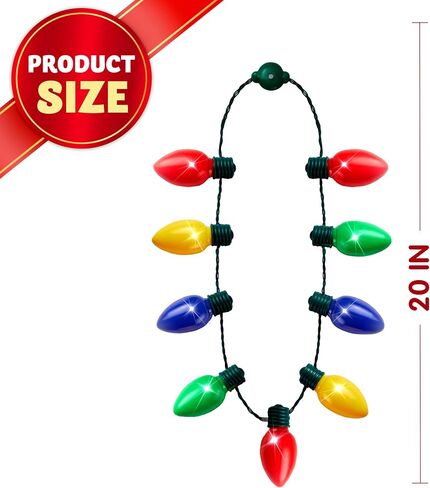 JOYIN 12 قطعة احتفالية عيد الميلاد مصباح إضاءة LED قلادة الملحقات لحفل عيد الميلاد ملحقات التموين in Saudi Arabia