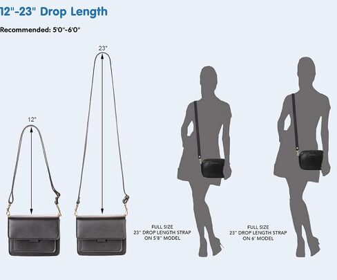 SeptCity Adjustable Leather Shoulder Purse Straps Replacement -1.8 CM Width in Kuwait