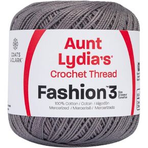 أزياء الكروشيه الحجرية من Aunt Lydia، بطول 450 قدم (عبوة من قطعة واحدة)