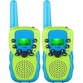 Jeebuu Walkie Talkies للأطفال، 22 قناة 3 كم مدى 2 طريقة Walkie Talkies في الهواء الطلق ألعاب STEM للفتيات من سن 3 إلى 12 سنة، هدايا عيد الميلاد للأولاد من سن 3 إلى 10 سنوات تناسب المشي لمسافات طويلة والتخييم in Kuwait