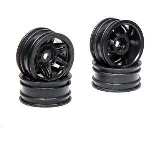Axial 1.0 Rockster Wheels Black (4): SCX24, AXI40002 in Kuwait