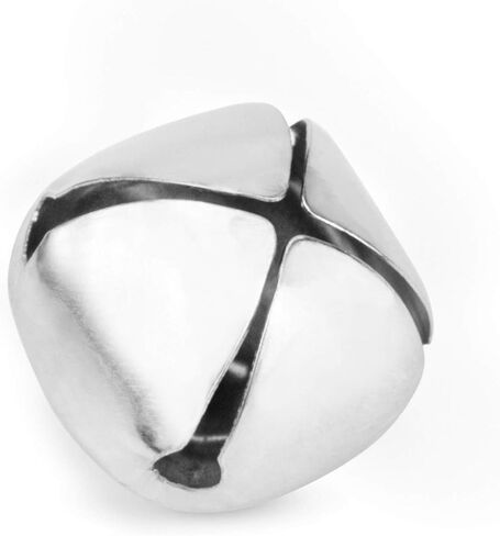 Suwimut 300 Pack Jingle Bells, 1 Inch Small Craft Bells Bulk DIY Bells for Festival Holiday Home Decoration, Christmas Sleigh Bells for Wreath, Silver in Kuwait