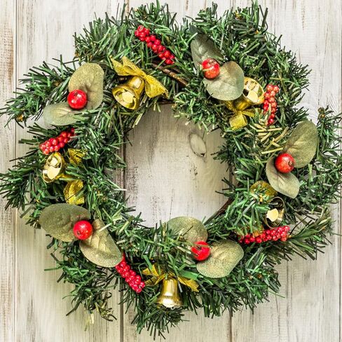 40 Pieces Christmas Jingle Bells Gold Jingle Bells Metal Craft Bells Small Bell DIY Bells for Wreath, Holiday Home and Hanging Christmas Wind Chimes Making in Kuwait