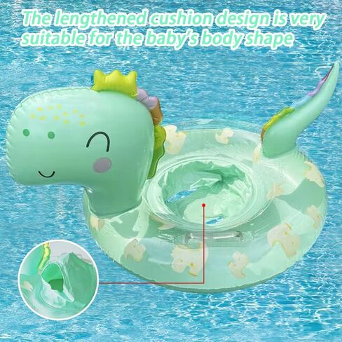 AIYUENCICI Baby Swimming Float, Inflatable Floatie Raft with Handle Safety Seat, Children Waist Float Ring Kids Water Bathtub Beach Party Toys, Toddler Swim Ring Over 6 Months in Kuwait