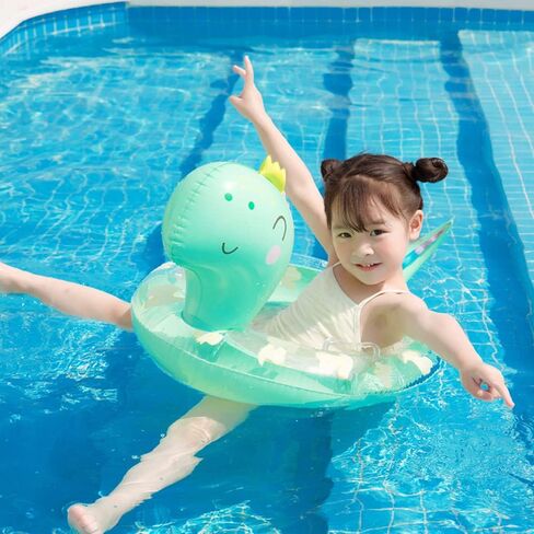 AIYUENCICI Baby Swimming Float, Inflatable Floatie Raft with Handle Safety Seat, Children Waist Float Ring Kids Water Bathtub Beach Party Toys, Toddler Swim Ring Over 6 Months in Kuwait