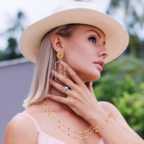 سلسلة ربط من الفولاذ المقاوم للصدأ على شكل قلب مسطح بطول 52.5 قدم من الذهب والفضة من الفولاذ المقاوم للصدأ سلسلة مجوهرات دائمة وصلة سلسلة مجوهرات مسطحة لصناعة المجوهرات المصنوعة من السوار للنساء (ذهبي وفضي، 52.5 قدم) in Kuwait