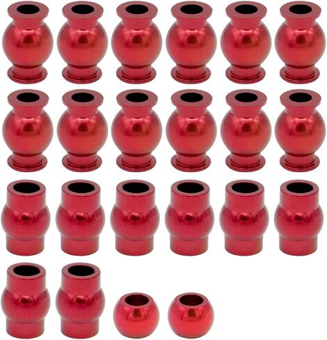 Globact 22 Pcs Aluminum Tie Rods Pivot Ball shock Pivot Ball Steering Pivot Ball Upgrade Parts for 1/10 Arrma Senton Granite Typhon 4X4 3S&550/Big Rock Vorteks 4X4 3S Replace Model AR330515 (Blue) in Saudi Arabia