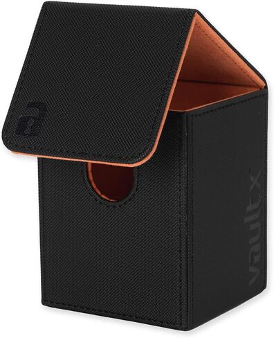 Vault X Premium Exo-Tec Trading Card Deck Box - Large Size for 80+ Sleeved Cards - PVC Free Card Holder for TCG (Electric Green) in Kuwait