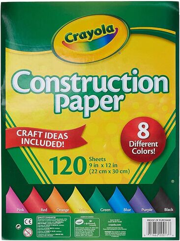 Crayola Construction Paper, 120 Sheets in Saudi Arabia