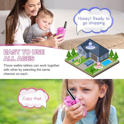 جهاز اتصال لاسلكي للأطفال نينوس أقل من 14 عامًا هدايا للفتيات والفتيان 22 قناة 2 حزمة للأطفال جهاز اتصال لاسلكي مجموعة مغامرات في الهواء الطلق المشي لمسافات طويلة ألعاب معدات التخييم للفتيات والفتيان in Kuwait