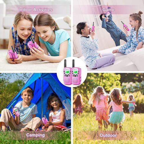 جهاز اتصال لاسلكي للأطفال نينوس أقل من 14 عامًا هدايا للفتيات والفتيان 22 قناة 2 حزمة للأطفال جهاز اتصال لاسلكي مجموعة مغامرات في الهواء الطلق المشي لمسافات طويلة ألعاب معدات التخييم للفتيات والفتيان in Kuwait