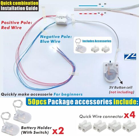 25PCS Pre-wired Micro Blinking LEDs(Light Mode: Flashing Red Light) 0805 SMD LEDs With Assembly Accessories For Beginner Model Building in Kuwait