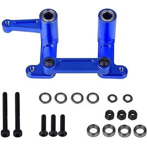 OGRC ذراع توجيه من الألومنيوم، وصلة سحب مع محامل كروية، أجزاء مطورة لشاحنة Traxxas Slash 2WD / Rustler VXL/F-150 / Bandit VXL 1/10 RC تستبدل الجزء 3743 (أزرق داكن)