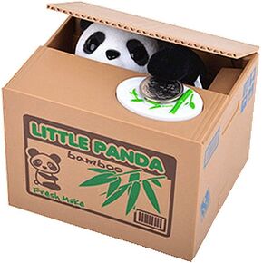 ALIMITOPIA Saving Money Box,Vocal Mischief Stealing Coin Piggy Bank Coin Storage Pot (Cartoon Cat) in Kuwait