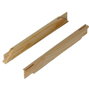 مجموعة الفنون الملحمية قضبان تمديد من الخشب الصلب للفن القماشي او نقطة الابرة، طبيعي، 16 انش in Kuwait