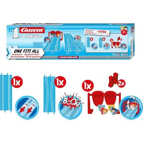 Carrera First Expansion Pack Extra Track for Battery-Powered Beginner Slot Car Racing Set for Kids Ages 3 Years and Up in Kuwait