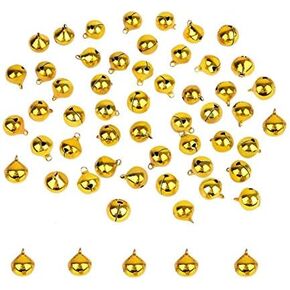 LASSUM 200PCS 8mm Jingle Bells Small Bell Mini Bells for DIY Bracelet Anklets Necklace Knitting/Jewelry Making (Silver) in Kuwait