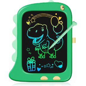 KOKODI ألعاب فتاة صغيرة لعمر 3 4 5 6 7 8 سنوات، لوحة رسم ملونة 8.5 بوصة ألعاب تعليمية للفتيات من سن 4 إلى 5 سنوات، هدايا عيد الميلاد للأطفال يونيكورن باللون الوردي in Kuwait