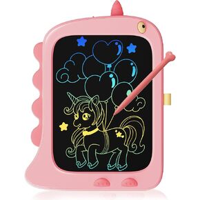 KOKODI LCD Writing Tablet Doodle Board, 3 4 5 6 Year Old Boys Toys Gifts, 8.5 Inch Drawing Pad Airplane Travel Road Trip Essentials, Dinosaur Toddler Kids Games Birthday Christmas Stocking Stuffers