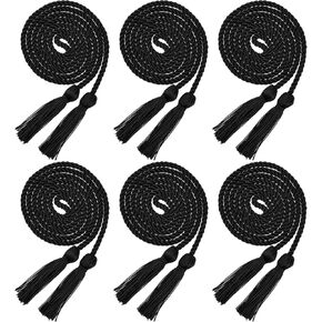 HOVEOX 6 Pieces Graduation Cords Tassels Cord Honor Cords with Tassel Graduation Honor Cords for Graduation Students