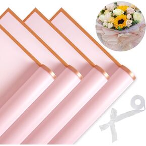 20 sheets Bouquet Wrapping Paper,Waterproof Flower Packing paper Florist Bouquet Supplies Gift Packing for Wedding Birthday Flower DIY Craft(White)…