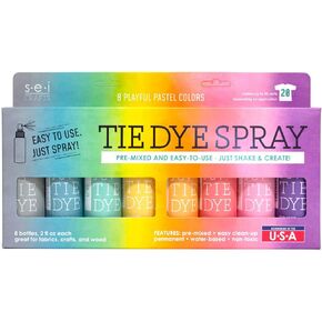 Sei Tie Dye Kit Classic, 8 Color Bulk Fabric Spray Bottles Set for Parties in Saudi Arabia
