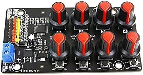 Yahboom RC Servo Tester Channels Servo Motors Controller Centering Tool with Over-Current Protection, 2 Control Modes Support Manual Adjustment Courier Return Overcurrent Test (Servo Tester 1 chan) in Kuwait