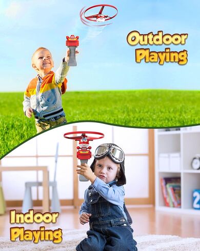 Super Wings High Flying Jett, Airplane Toy Figure & Launcher, Fly Over 20 Feet, Toys for 3+ Years Old Boys and Girls, Best Birthday Gifts for Kids in Saudi Arabia