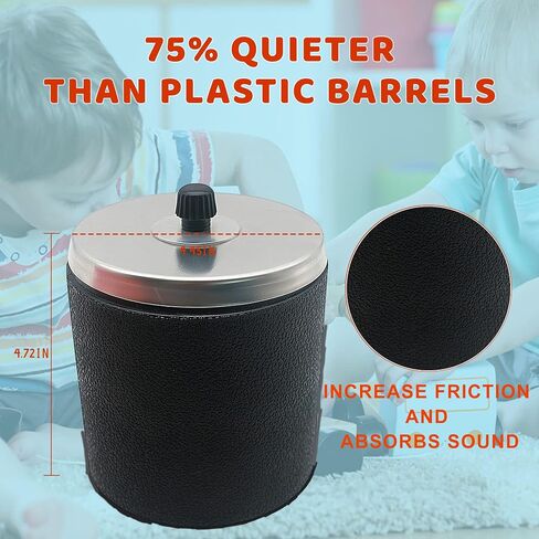 VIYUKI Christmas Professional Electric Kids Rock Stone Tumbler Kit 3LB Rock Polisher - طقم بهلوان صخري كامل مع بهلوان متين وصخور وحصباء ومجموعة العلوم الجذعية التعليمية للأطفال من جميع الأعمار in Kuwait
