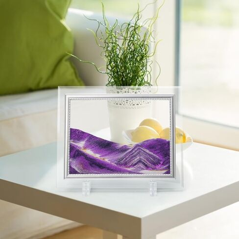 Coitak Moving Sand Art Picture, Dynamic Sand Picture, Desktop Sand Art for Home Decor and Office, Small Size 7"x5(Blue) in Kuwait