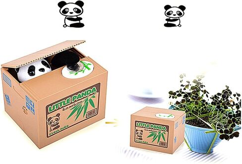 ALIMITOPIA Saving Money Box,Vocal Mischief Stealing Coin Piggy Bank Coin Storage Pot (Cartoon Cat) in Kuwait