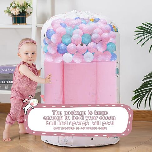 qonmpcvu رغوة الكرة حفرة، 36 ''x 12'' حفر الكرة للأطفال الصغار، رغوة الكرة حفرة للأطفال الصغار، لينة جولة كيدي طفل روضة الكرة بركة للأطفال، هدية مثالية للأطفال في الداخل والخارج لا كرات in Kuwait