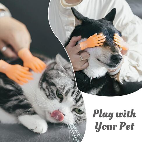 18 قطعة من الأيدي الصغيرة للأصابع، دمى أصابع مطاطية صغيرة ألعاب يدوية مصغرة واقعية للأطفال، عرض الدمى، هدايا حفلات الهالوين (5 أنماط) in Kuwait