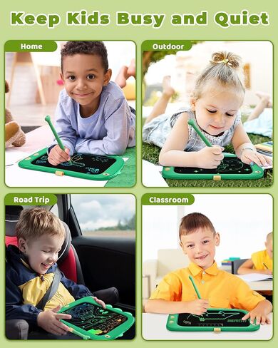 KOKODI ألعاب فتاة صغيرة لعمر 3 4 5 6 7 8 سنوات، لوحة رسم ملونة 8.5 بوصة ألعاب تعليمية للفتيات من سن 4 إلى 5 سنوات، هدايا عيد الميلاد للأطفال يونيكورن باللون الوردي in Kuwait