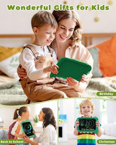 KOKODI ألعاب فتاة صغيرة لعمر 3 4 5 6 7 8 سنوات، لوحة رسم ملونة 8.5 بوصة ألعاب تعليمية للفتيات من سن 4 إلى 5 سنوات، هدايا عيد الميلاد للأطفال يونيكورن باللون الوردي in Kuwait