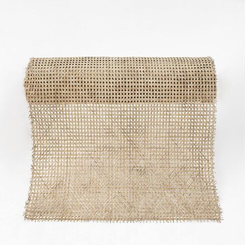 16" Width Cane Webbing roll -Rattan Webbing for Caning Projects | Pre - Woven Open Mesh Cane - Cane Webbing Sheet (2 FEET) in Kuwait