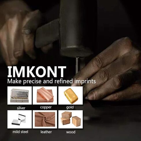 ختم معدني رقم وحرف 3 مم من Imkont 1/8 بوصة مع مجموعة مكعبات معدنية (A-Z & a-z & 0-9 & المعادن مقعد وطابعة Jig) in Kuwait