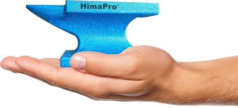 HimaPro سندان ذو قرن واحد للحدادة باللون الأزرق - سندان من الحديد الزهر - أداة رائعة للحدادة وختم المعادن (55 رطلاً) in Kuwait