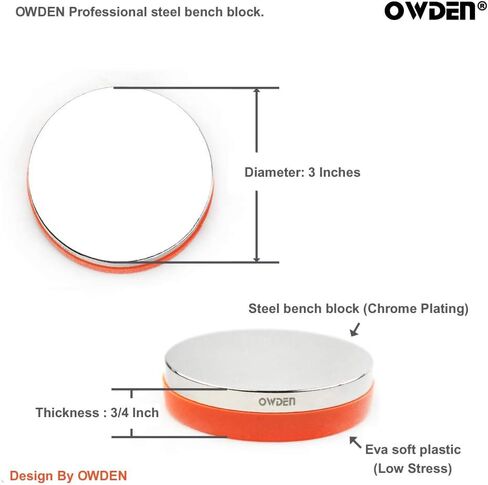 اودين مجموعة خرامة حروف معدنية كبيرة احترافية (1/8 انش - 3 ملم)، خرامة ختم المجوهرات مع مجموعة مكعبات من الستيل، مجموعة ختم حروف معدنية لصنع المجوهرات. in Kuwait