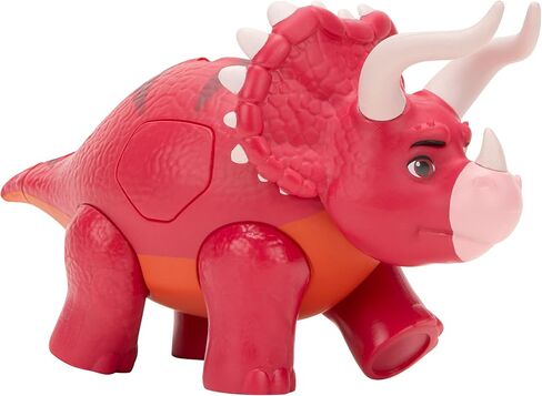 Dino Ranch Deluxe Dino 2-Pack - Features Biscuit, a 5-Inch Toy T-Rex, and Angus, a 4-Inch Toy Triceratops - for Kids Featuring Your Favorite Pre-Westoric Ranchers in Kuwait